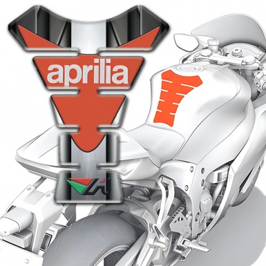 Aprilia Tank Pad Protector Iron Effect Silicone Sticker