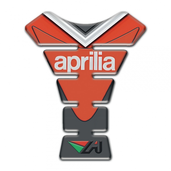 Aprilia Tank Protector Orange Motive Base Modern Logo 