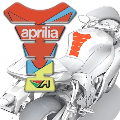 Aprilia Tank Pad Protector Fresh Colors Version 