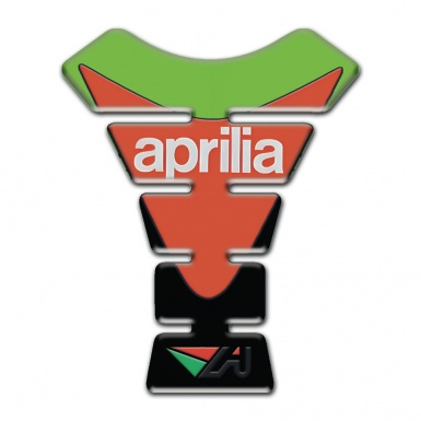 Aprilia Tank Pad Protector Green Black Background 