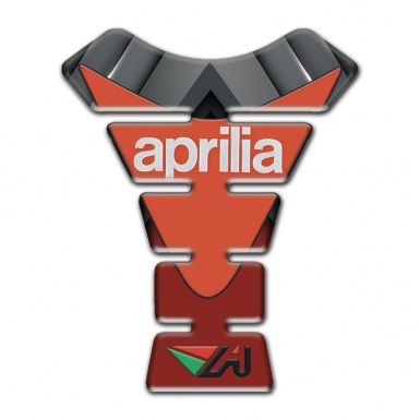 Aprilia Tank Fuse Red with Gray Details Version 