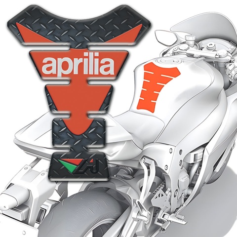 Aprilia Tank Pad Motorbike Rough Effect Version 
