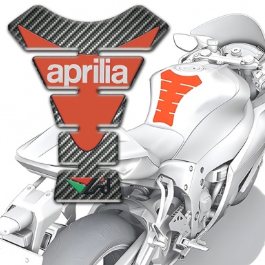 Aprilia Tank Guard Pads Classic Carbon Version 