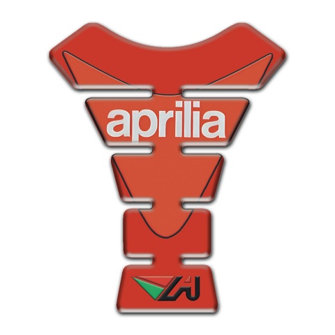 Aprilia Tank Pad Motorbike Red Orange Version 