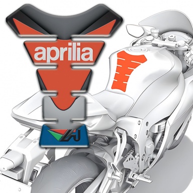 Aprilia Tank Fuse Premium Quality Model with Orange Plate Loog 