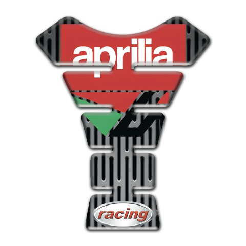 Aprilia Tank Guard Pads Gray Ornament Base Racing Style 