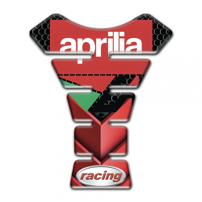 Aprilia Tank Pad Protector Red 3D Design Details 