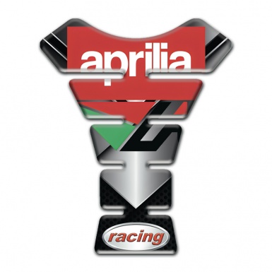 Aprilia Tank Protector Chrom base Design Racing Style 