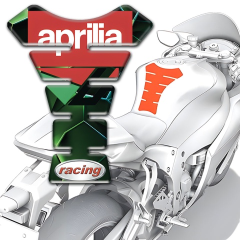 Aprilia Tank Fuse Green Diamond Style 