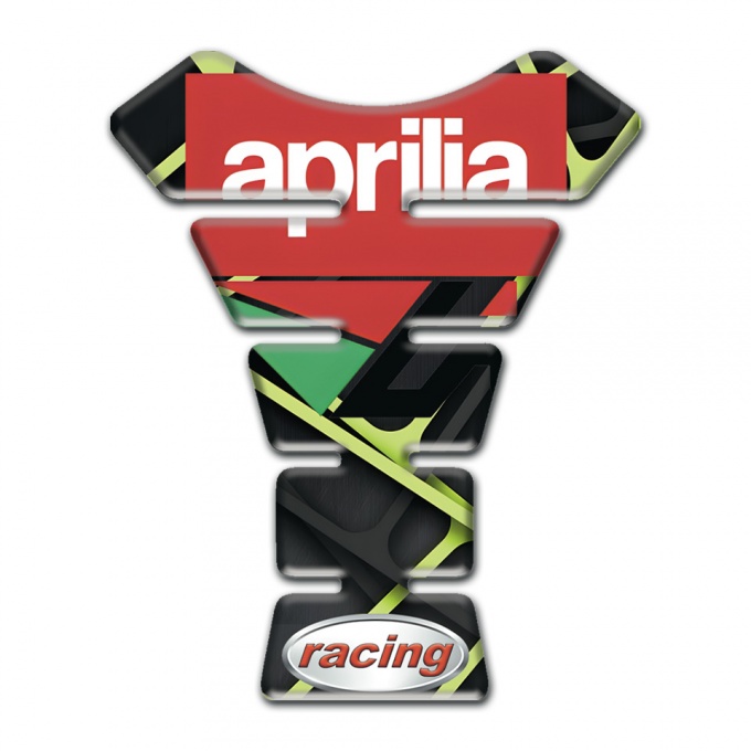 Aprilia Tank Protector Black with GReen Decoration Edition 