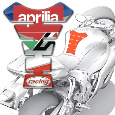 Aprilia Tank Guard Pads Colorful Model with Racing logoo 