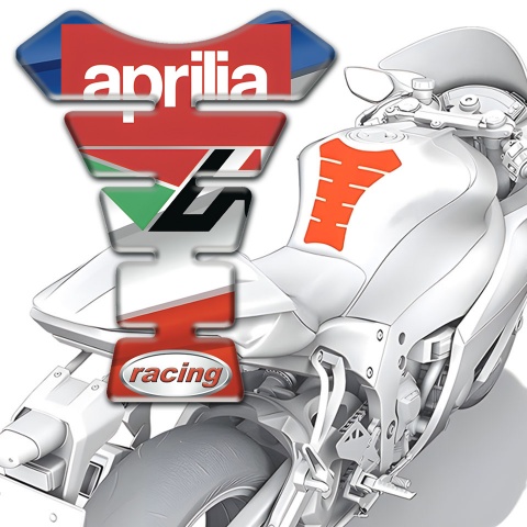 Aprilia Tank Guard Pads Colorful Model with Racing logoo 