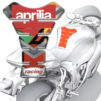 Aprilia Tank Fuse Multicolored Moidel Racing Style 