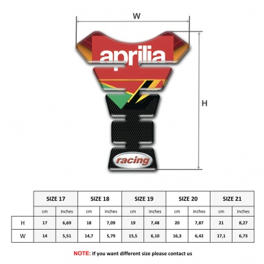 Aprilia Tank Guard Pads High-Quality Edition 