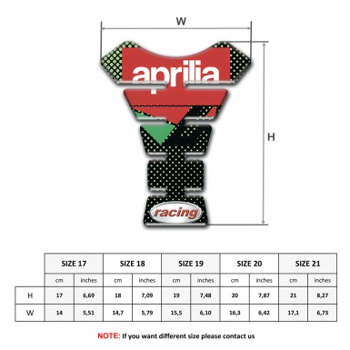 Aprilia Tank Protector Green Dots Edition 