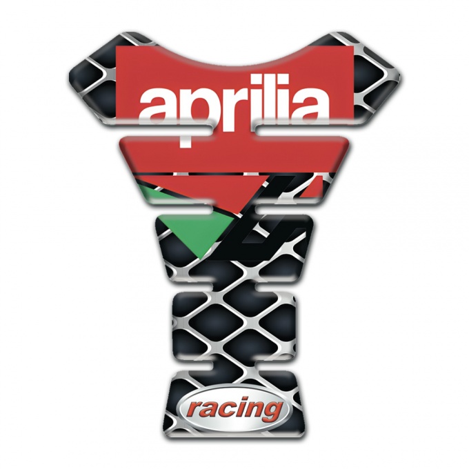Aprilia Tank Pad Protector Large Mesh Model Racing Style 
