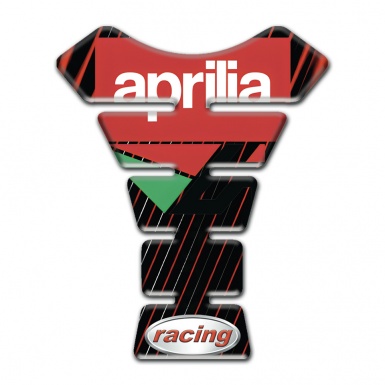 Aprilia Tank Pad Motorbike Thin Colorful Stripes Design 