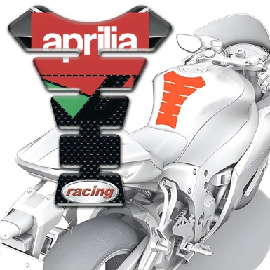 Aprilia Tank Protector Racing Style Stalysh Model 