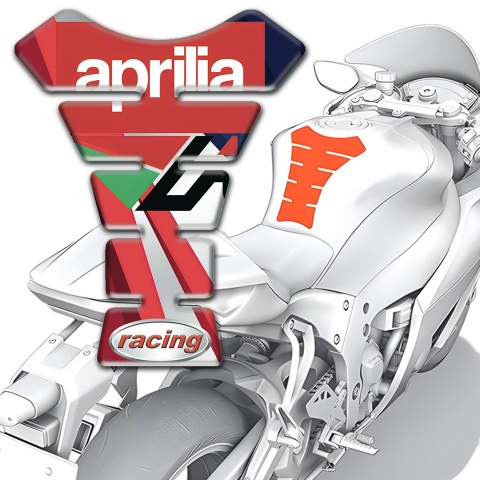 Aprilia Tank Fuse Colorful Patterns Design Racing Edition 