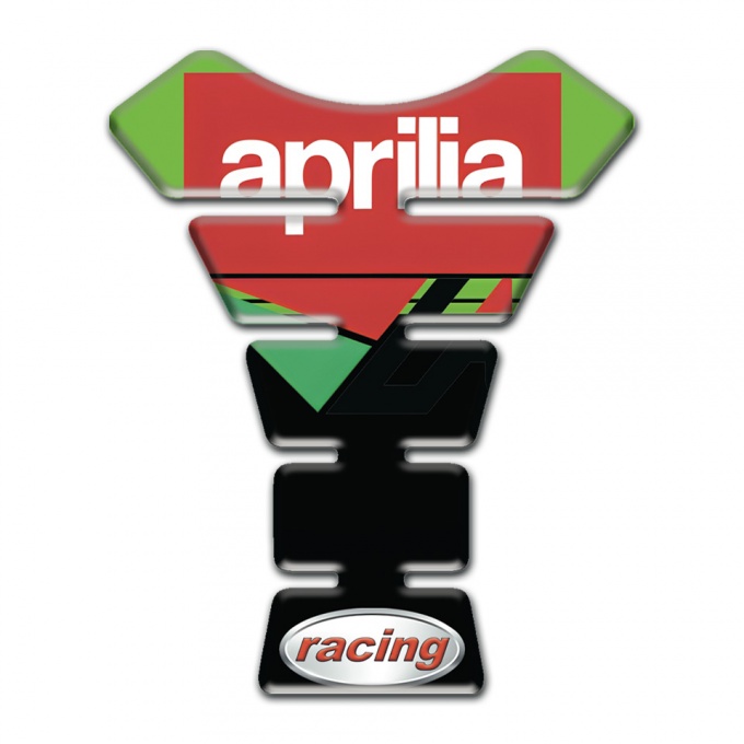 Aprilia Tank Fuse Green Black base racing logo 