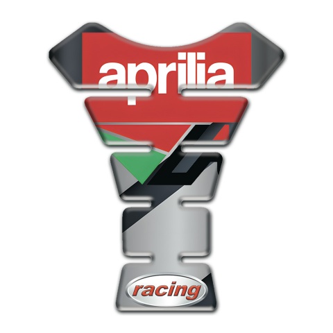 Aprilia Tank Protector Diagonal Gray Decoration racing logo 