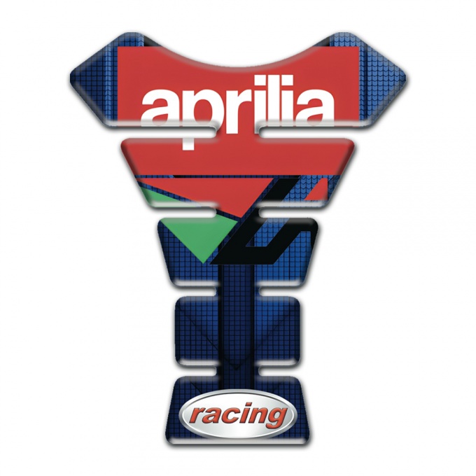 Aprilia Tank Fuse Blue Parts Style racing logo 