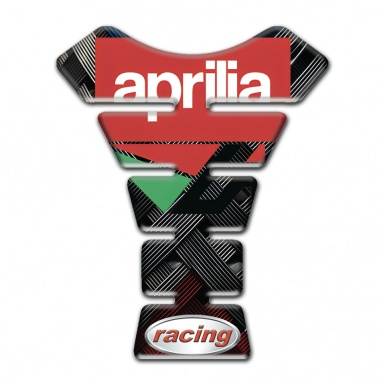 Aprilia Tank Protector Crossed Belts Design Racing Style 