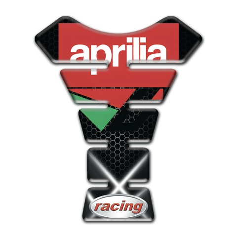 Aprilia Tank Fuse White Crossed Lights Design Racing Style 