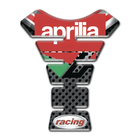 Aprilia Tank Guard Pads Red White Logo Stylish Edition 