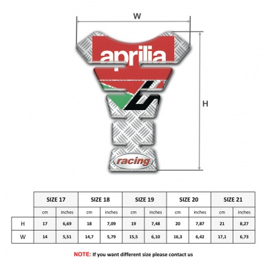 Aprilia Tank Fuse X Shape Patterns Design Racing Style 