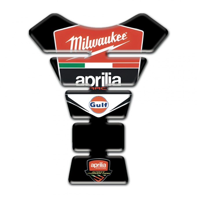 Aprilia Tank Guard Pads Black Style 