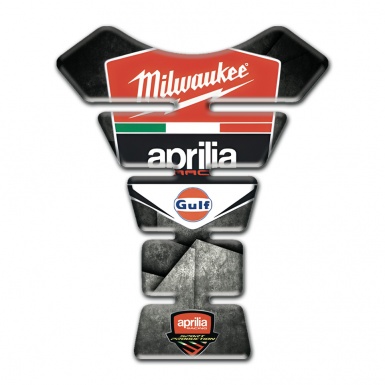 Aprilia Tank Pad Motorbike Mixed Gray Black type 