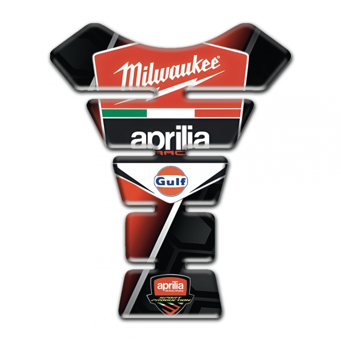 Aprilia Tank Pad Protector Stylish Design Milwaukee Style 