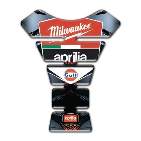 Aprilia Tank Protector Torn effect Milwaukee Style 