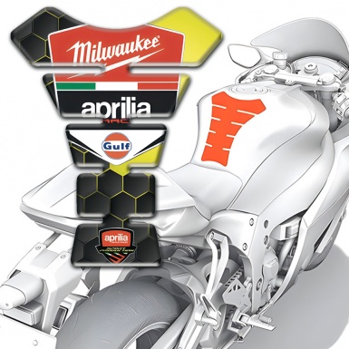 Aprilia Tank Protector Stylish Model Milwaukee Edition 