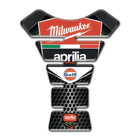 Aprilia Tank Fuse Silicone Sticker Milwaukee Edition 