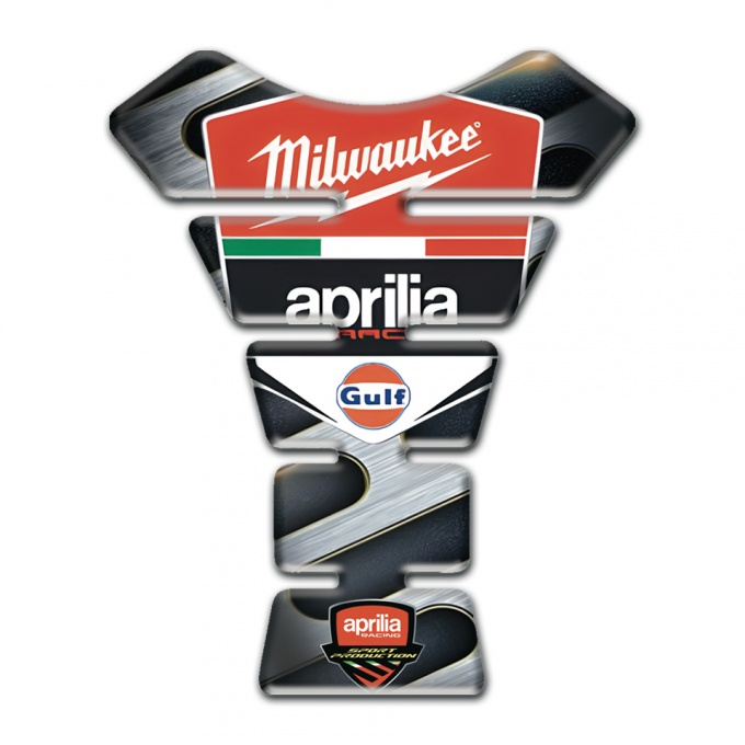 Aprilia Tank Protector Iron Detail Design Milwaukee Style 