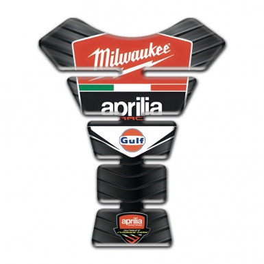 Aprilia Tank Guard Pads Rubber Effect Milwaukee Style Model 