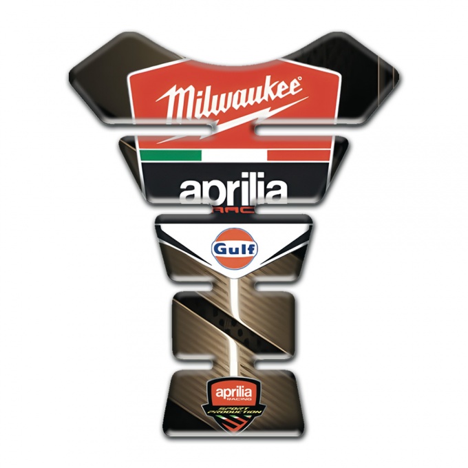 Aprilia Tank Protector Bronze Design Milwaukee Style 