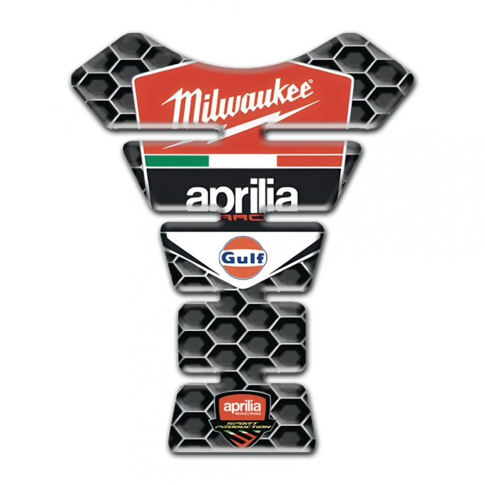 Aprilia Tank Fuse Honeycomb Design Milwaukee Edition 