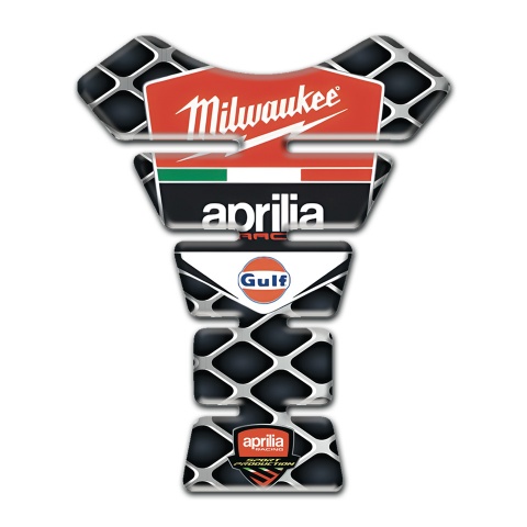 Aprilia Tank Guard Pads Large Mesh Design Milwaukee Style 