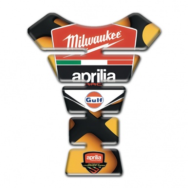 Aprilia Tank Fuse Styish edition Milwaukee Logo 