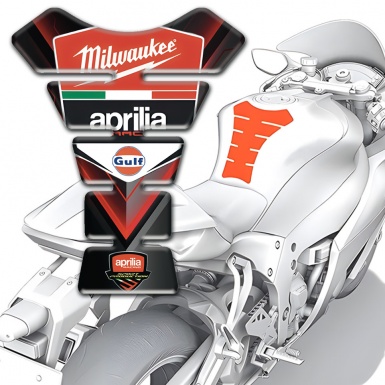 Aprilia Tank Guard Pads Milwaukee Style Stylish Vision 