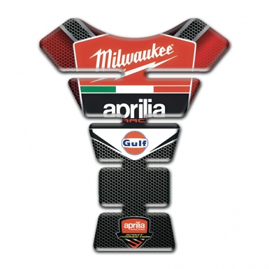 Aprilia Tank Pad Protector Milwaukee Logo Style 