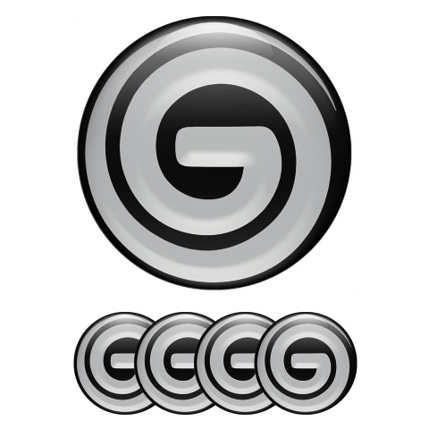 Gemballa Logo Emblems Silicone Stickers for Wheel Center Caps