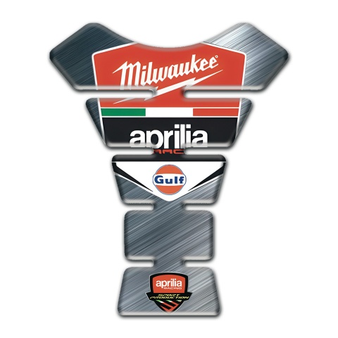 Aprilia Tank Protector Polished Surface Design Milwaukee Style 