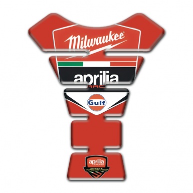Aprilia Tank Fuse Red Base Milwaukee Style 
