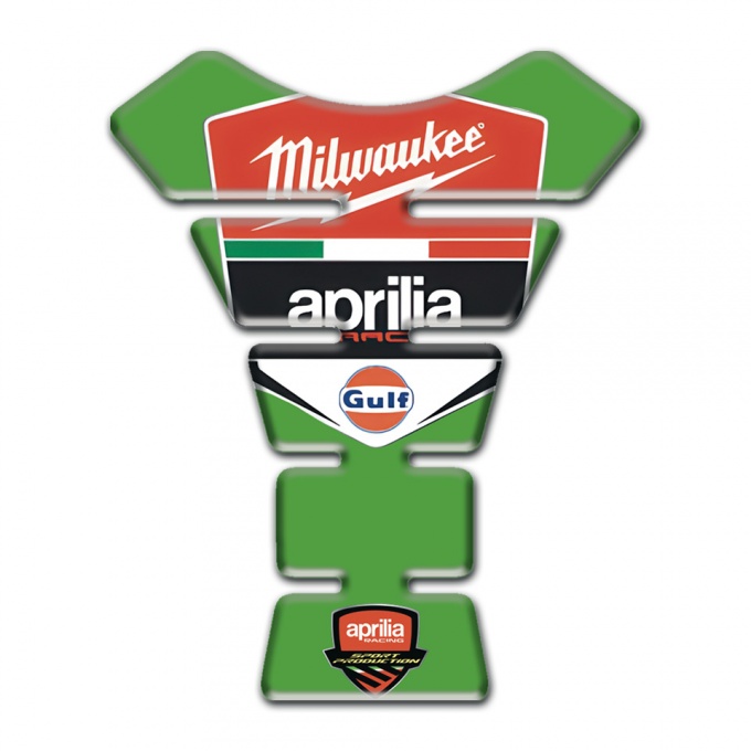 Aprilia Tank Protector Green Base Milwaukee Style 