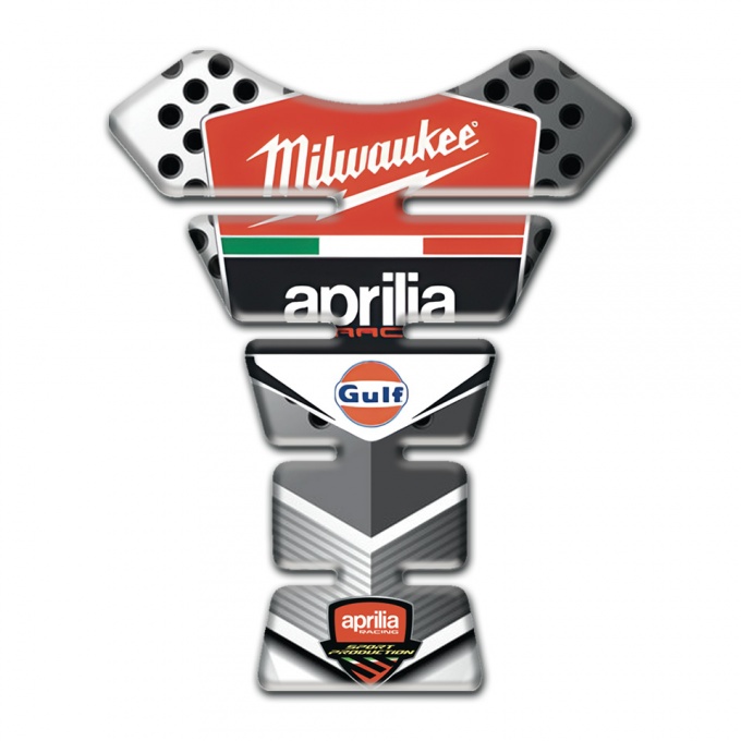 Aprilia Tank Protector Stylish Decoration Milwaukee Logo Edition 