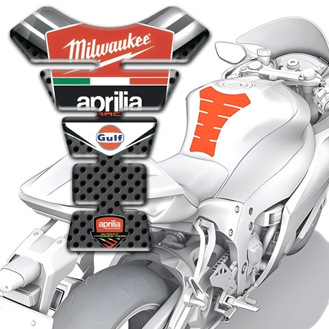 Aprilia Tank Guard Pads Modern Vision Design 